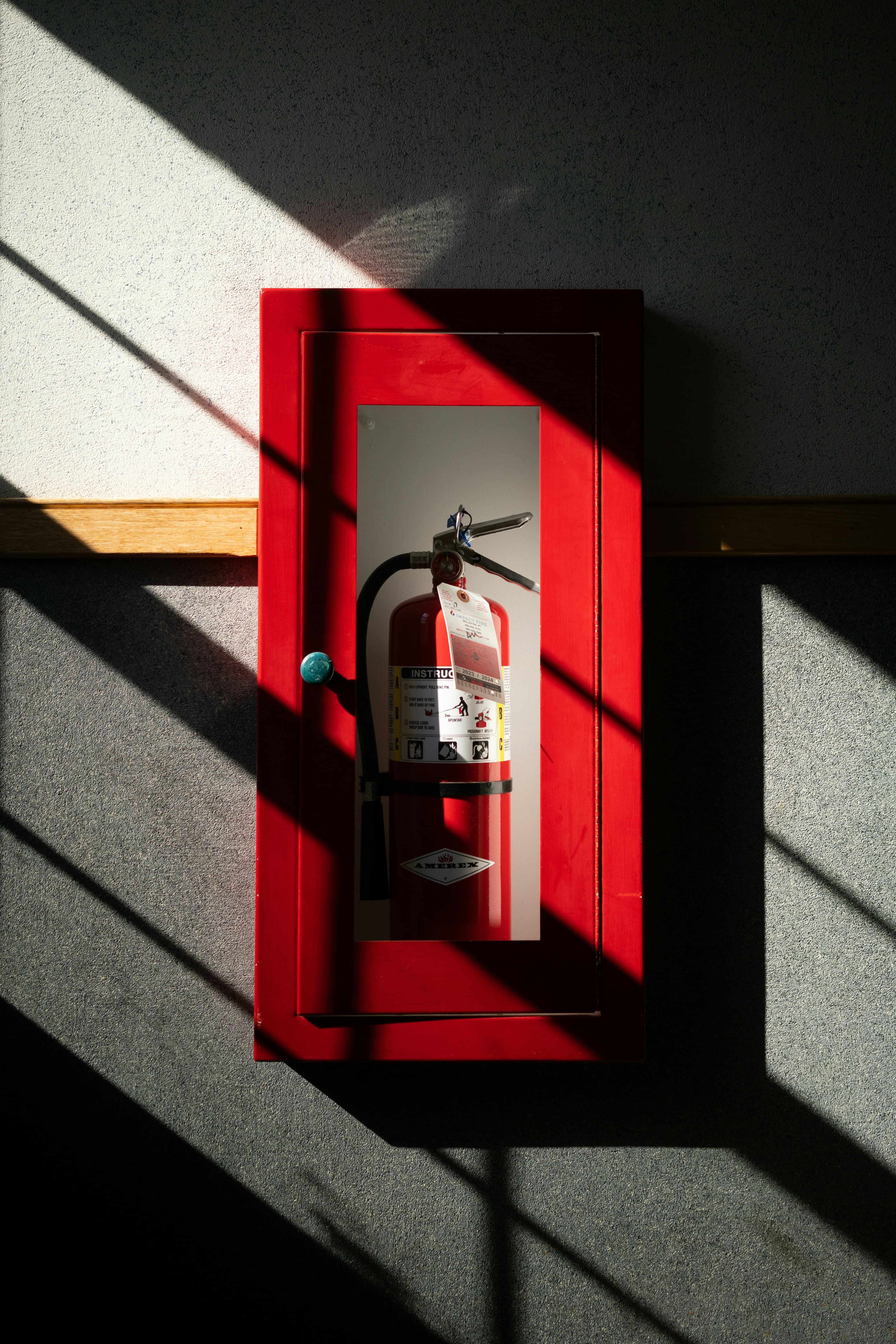 Dispositif de sécurité incendie déployé